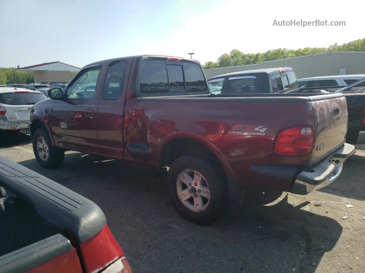 2003 Ford F150  Maroon vin: 1FTRX08L13KB92359