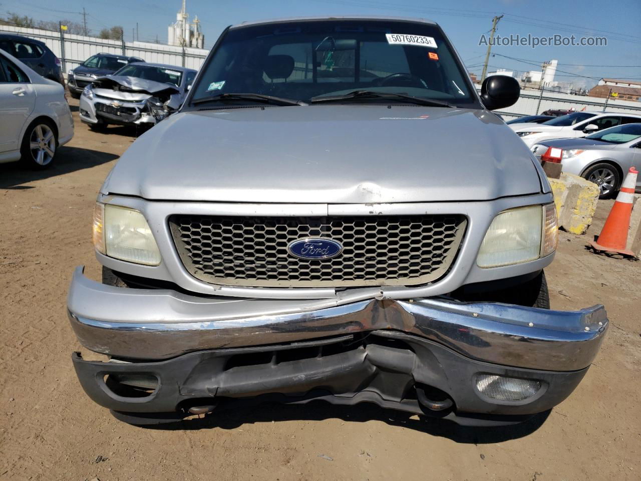 2003 Ford F150  Серебряный vin: 1FTRX08LX3KC07733