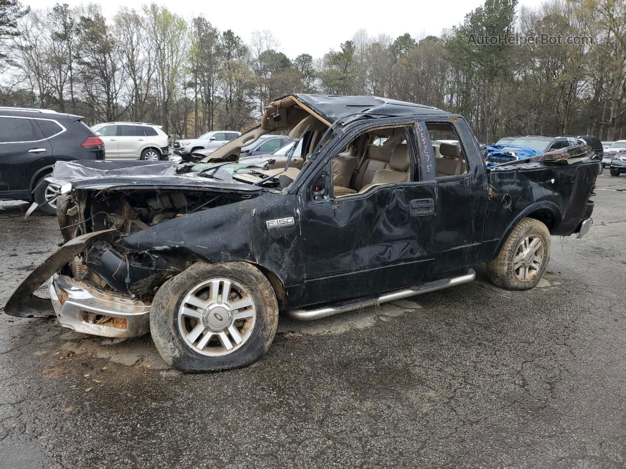 2005 Ford F150  Черный vin: 1FTRX12505KD25275