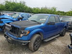 2009 Ford F150 Super Cab Blue vin: 1FTRX12899FA74703