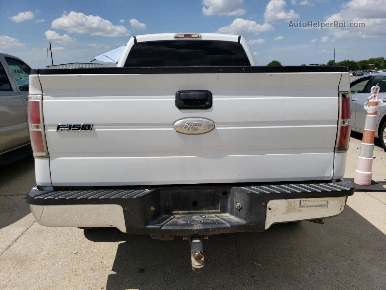 2009 Ford F150 Super Cab White vin: 1FTRX128X9FA88478