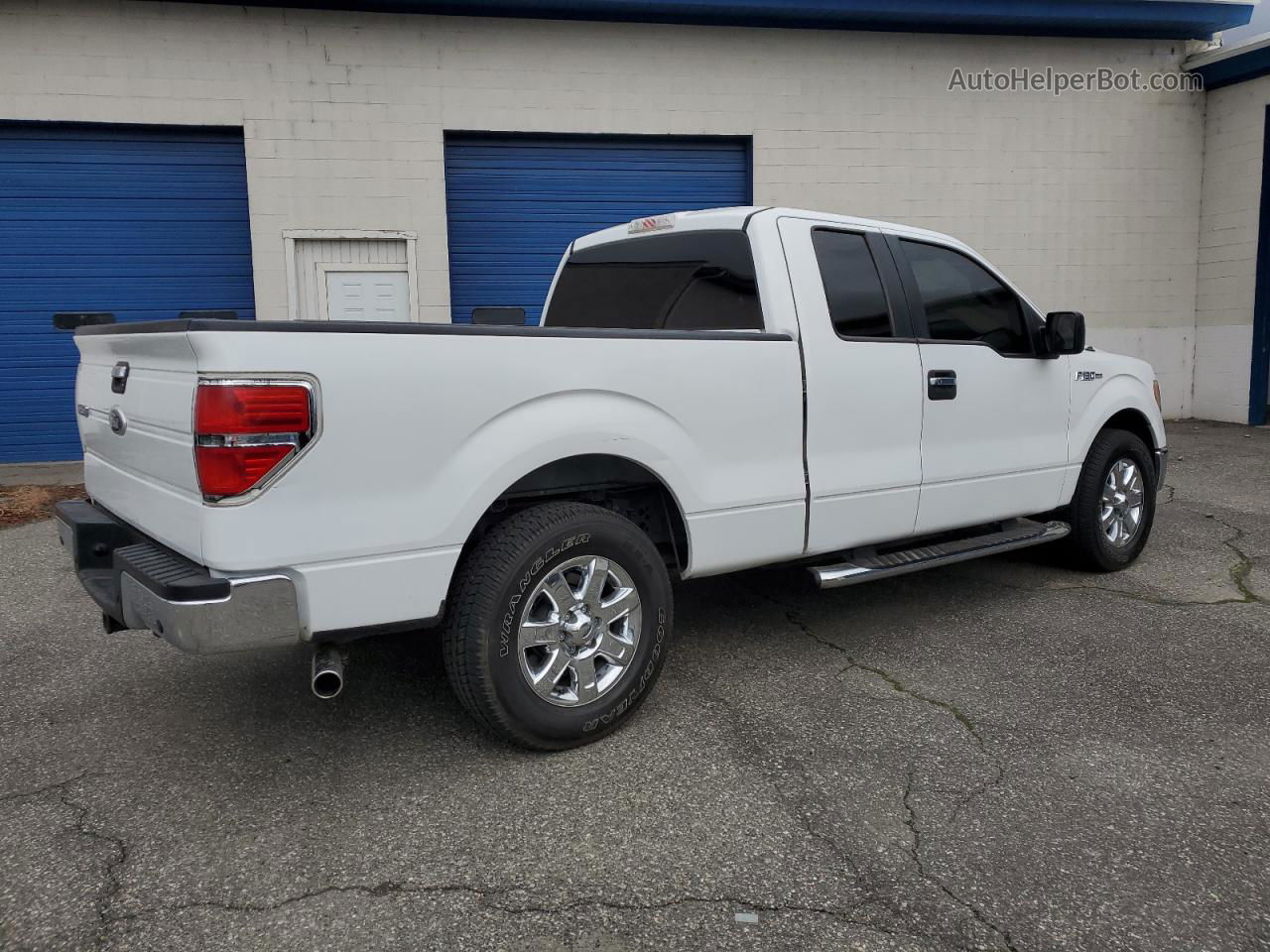 2009 Ford F150 Super Cab White vin: 1FTRX12V79KB32904