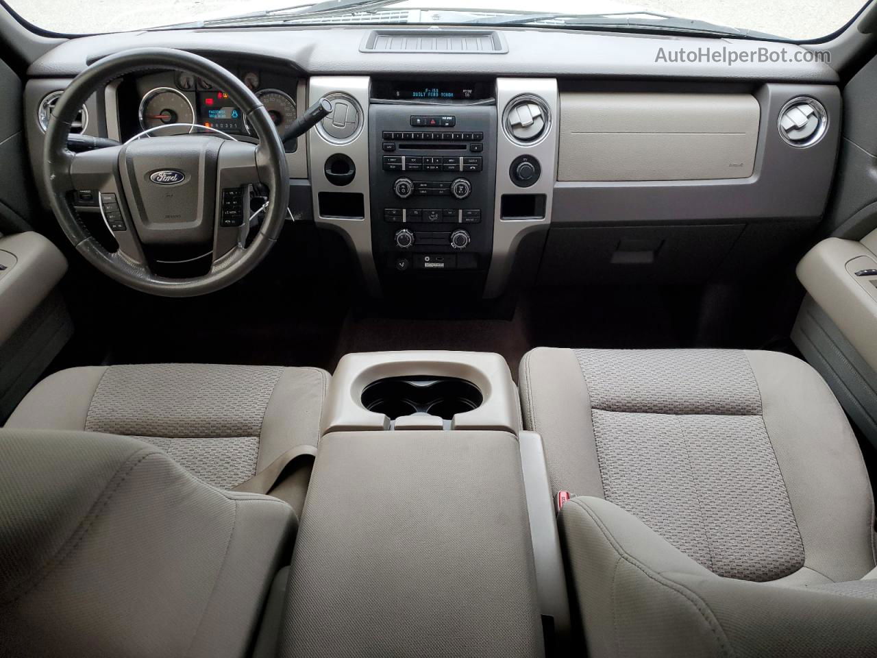 2009 Ford F150 Super Cab White vin: 1FTRX12V79KB32904