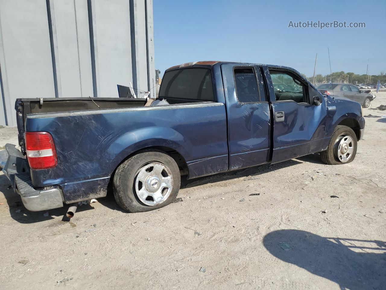 2004 Ford F150  Синий vin: 1FTRX12W04NA93993