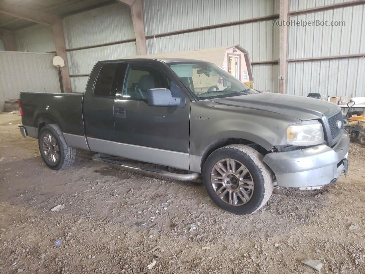 2005 Ford F150  Gray vin: 1FTRX12W05NB52882