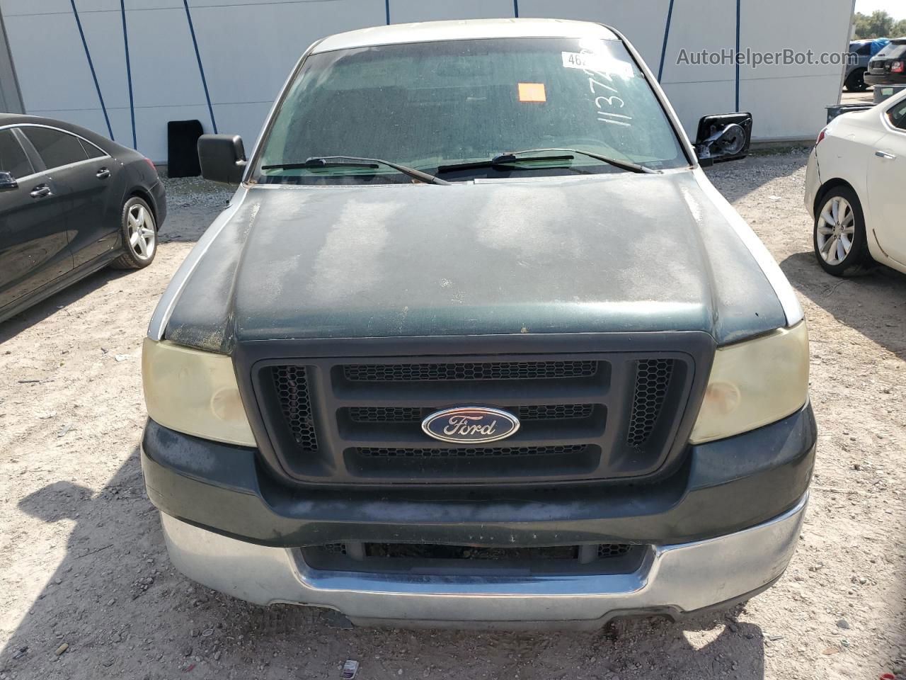 2004 Ford F150  Silver vin: 1FTRX12W14NA77611