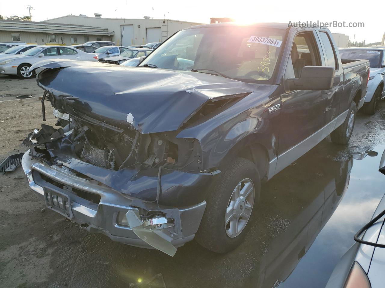 2004 Ford F150  Blue vin: 1FTRX12W14NA90536