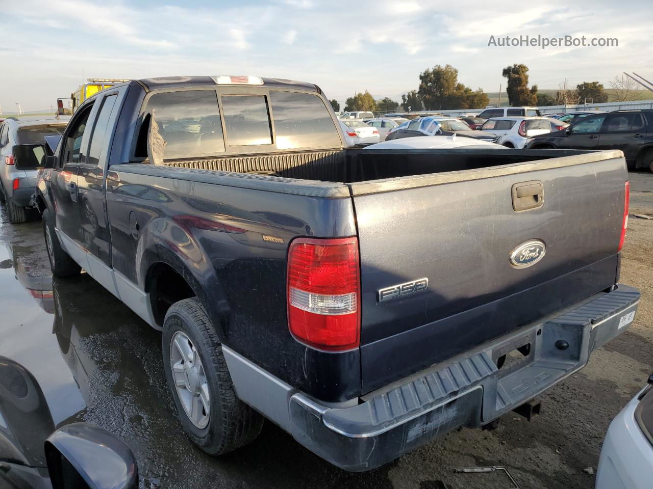 2004 Ford F150  Синий vin: 1FTRX12W14NA90536