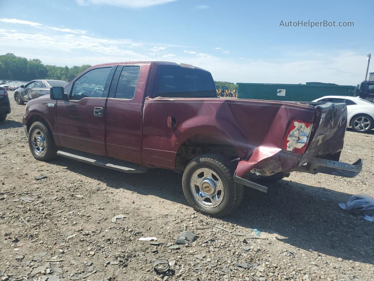 2004 Ford F150  Maroon vin: 1FTRX12W14NB02636