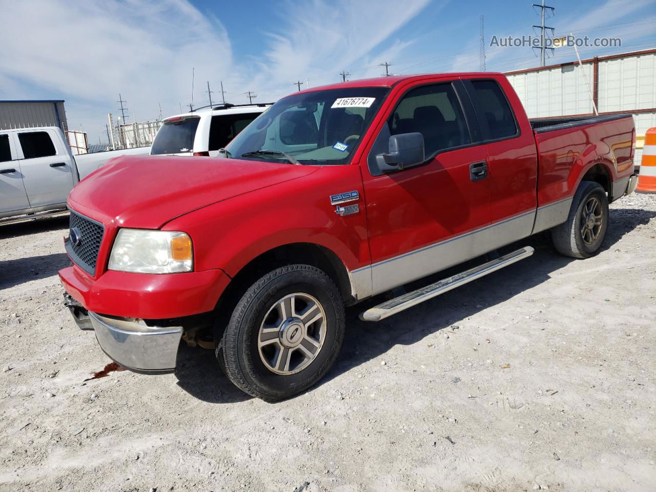 2005 Ford F150  Red vin: 1FTRX12W15KC88066