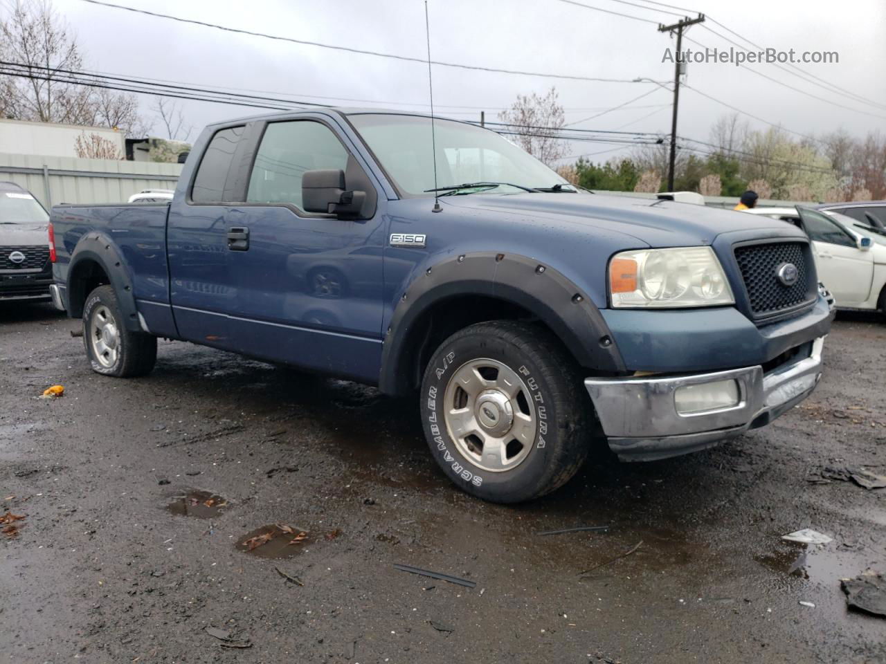 2004 Ford F150  Blue vin: 1FTRX12W24NA70554