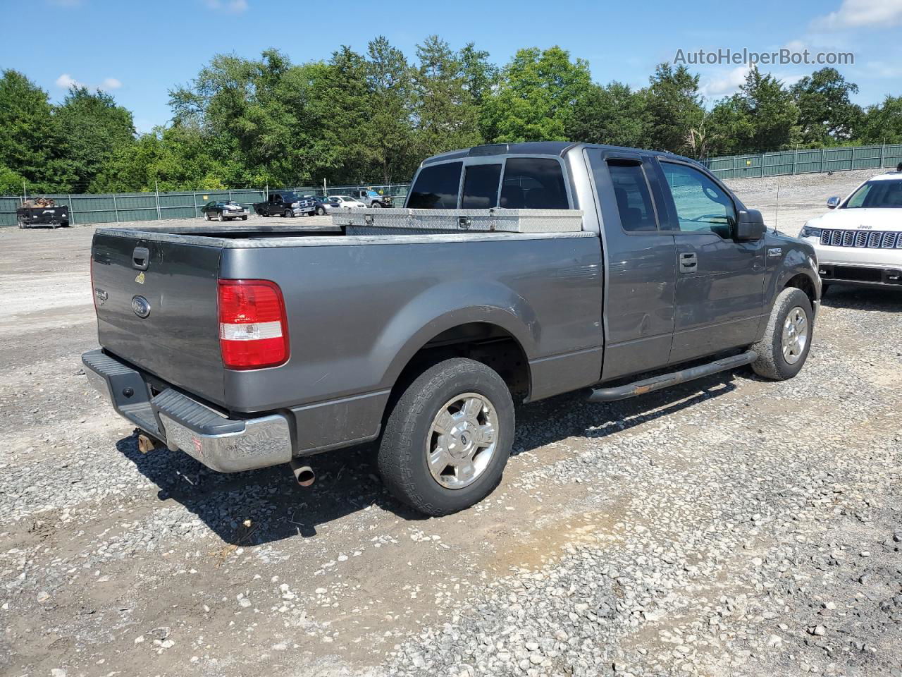 2004 Ford F150  Gray vin: 1FTRX12W24NB94680