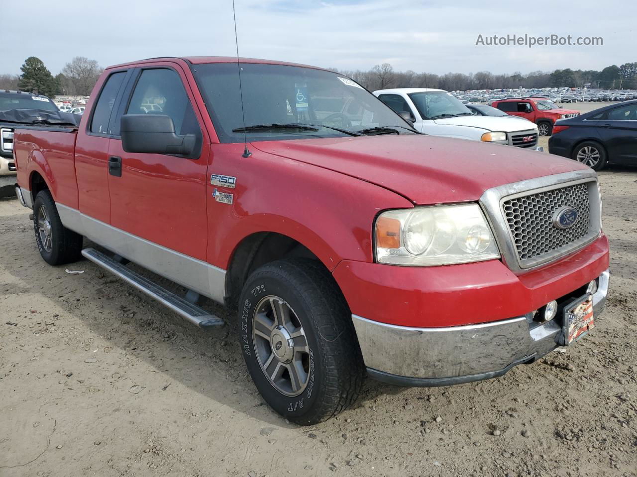 2005 Ford F150  Red vin: 1FTRX12W25NB25182