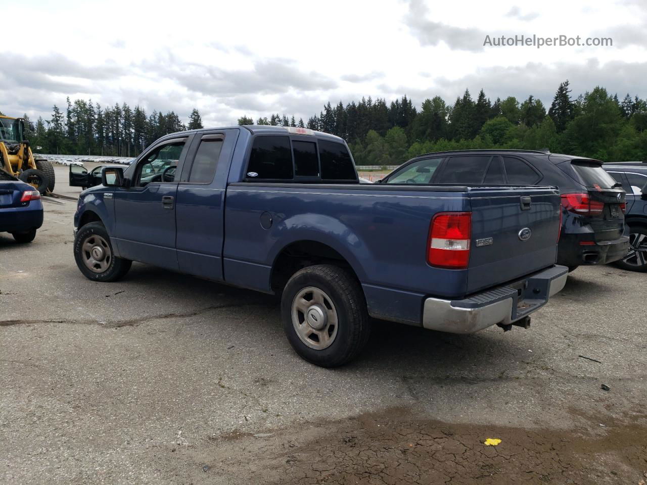 2004 Ford F150  Синий vin: 1FTRX12W34NA99125