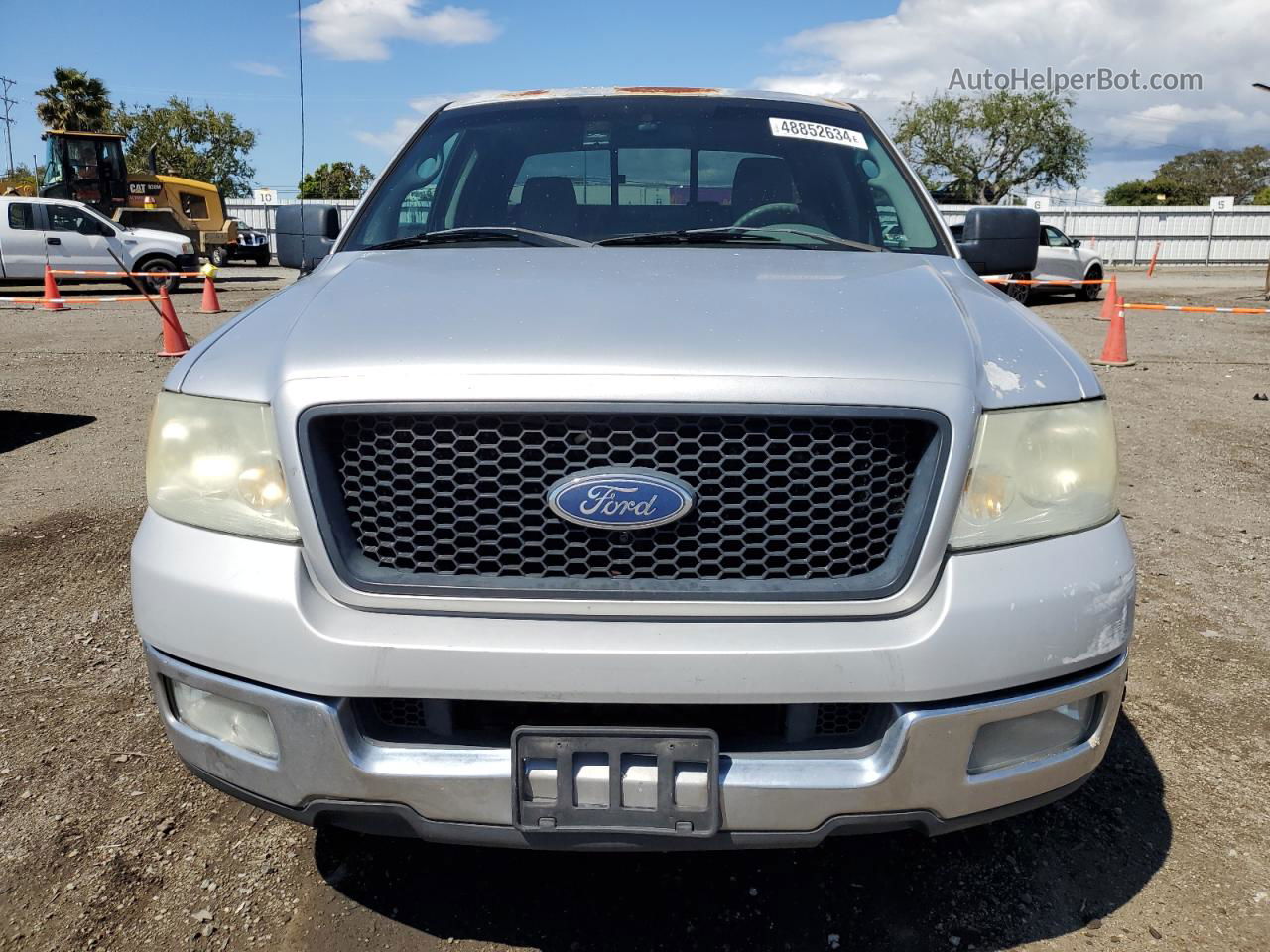 2005 Ford F150  Silver vin: 1FTRX12W35FB63093