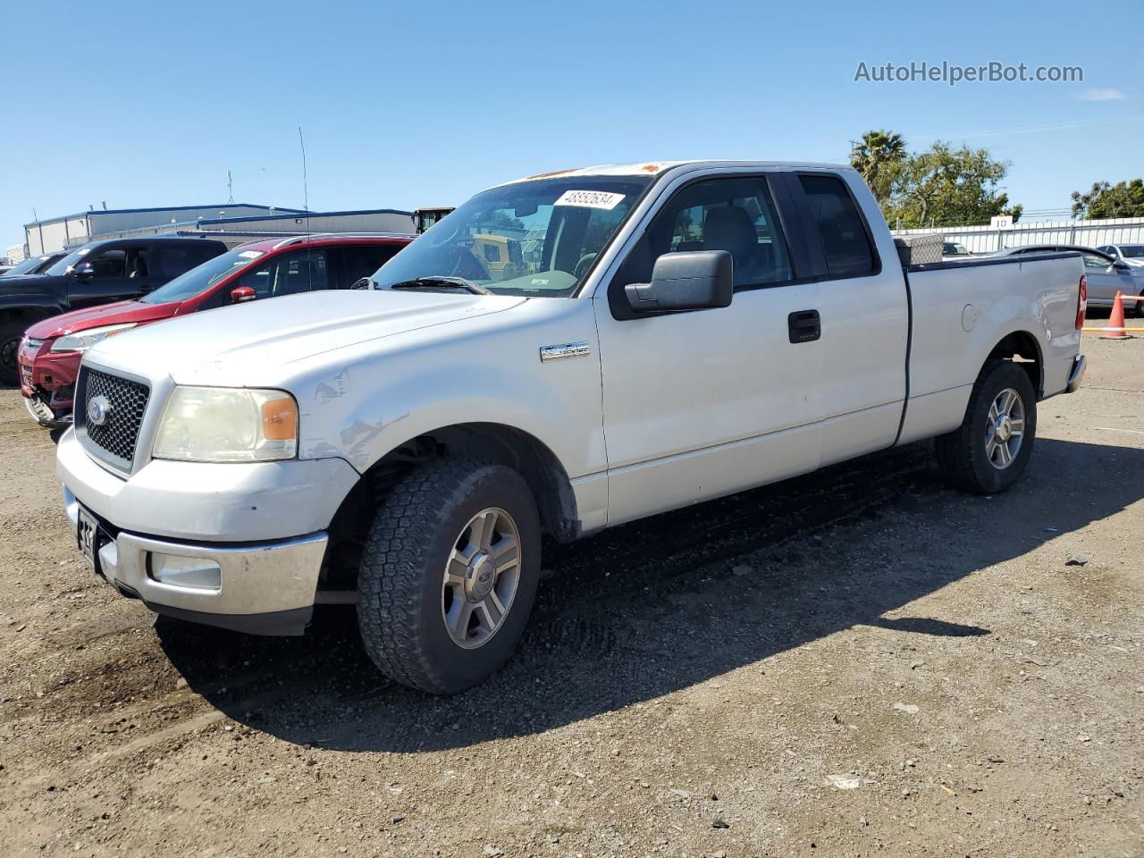 2005 Ford F150  Серебряный vin: 1FTRX12W35FB63093