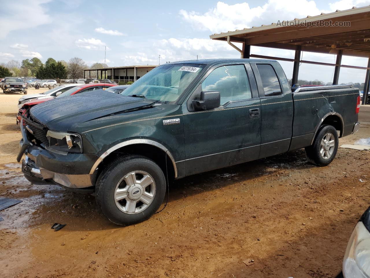 2004 Ford F150  Зеленый vin: 1FTRX12W44NC36203