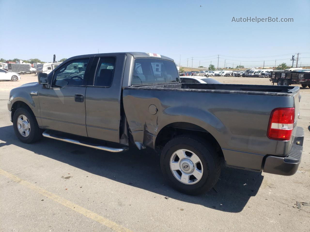 2004 Ford F150  Gray vin: 1FTRX12W44NC48299