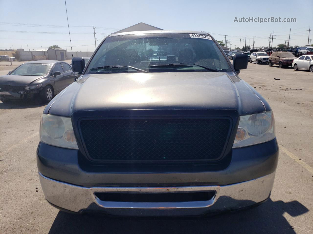 2004 Ford F150  Gray vin: 1FTRX12W44NC48299