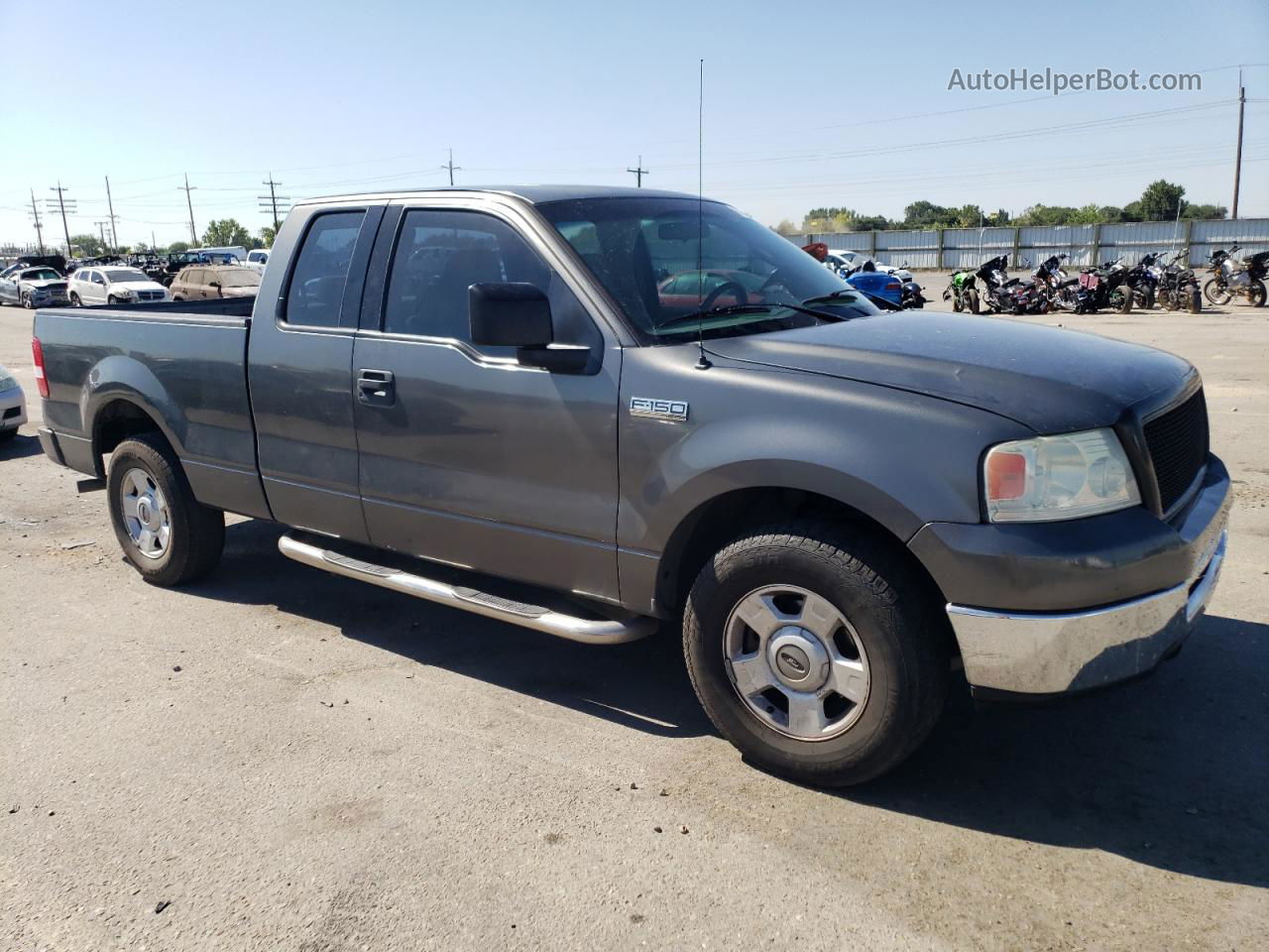 2004 Ford F150  Gray vin: 1FTRX12W44NC48299