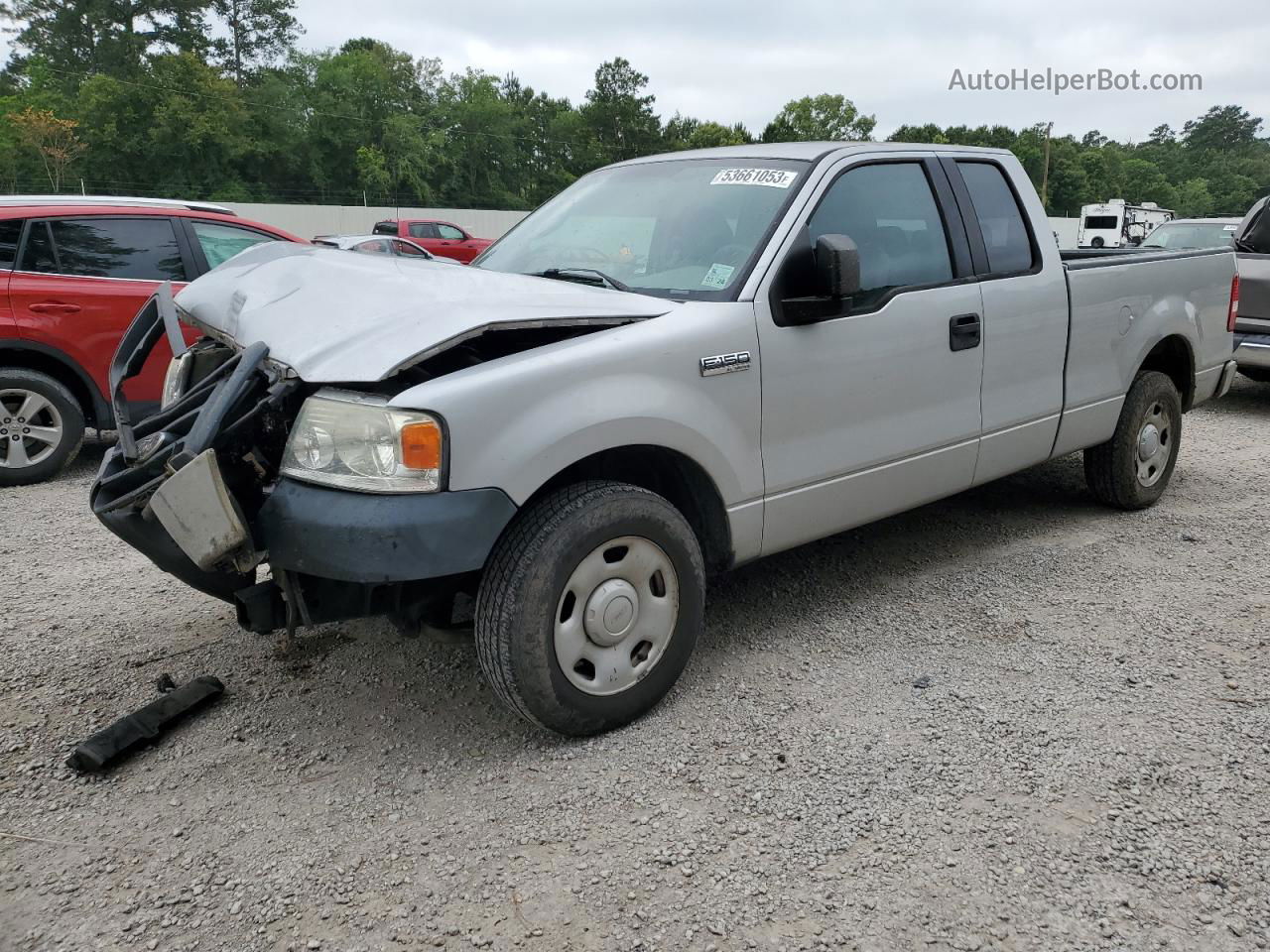 2005 Ford F150  Gray vin: 1FTRX12W45NA26895