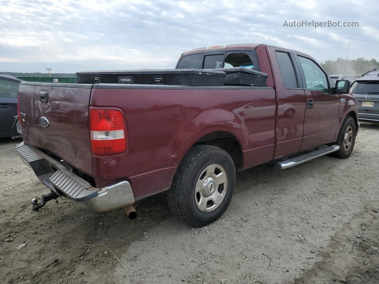 2004 Ford F150  Burgundy vin: 1FTRX12W54NA62612