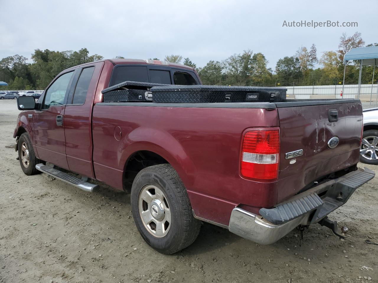 2004 Ford F150  Burgundy vin: 1FTRX12W54NA62612