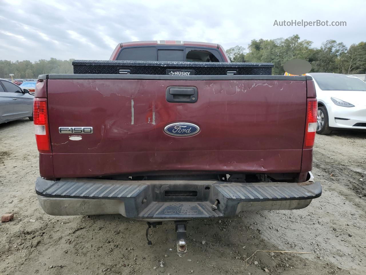 2004 Ford F150  Burgundy vin: 1FTRX12W54NA62612