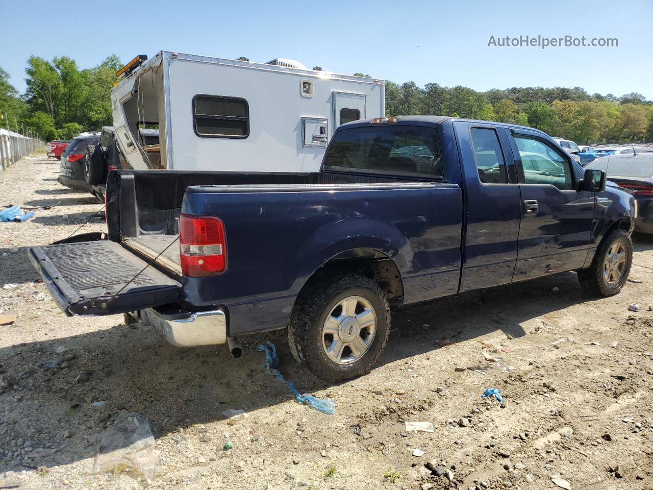 2004 Ford F150  Blue vin: 1FTRX12W54NA80236