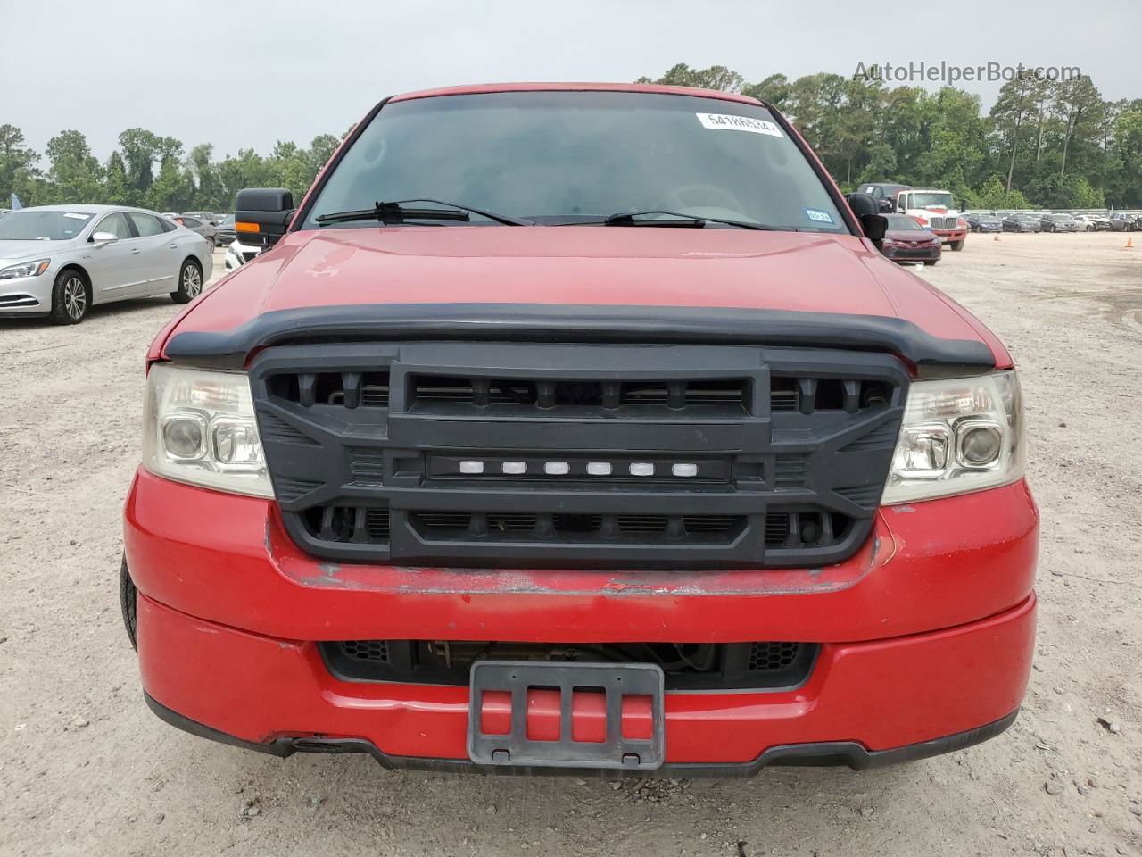 2005 Ford F150  Красный vin: 1FTRX12W55NA69559