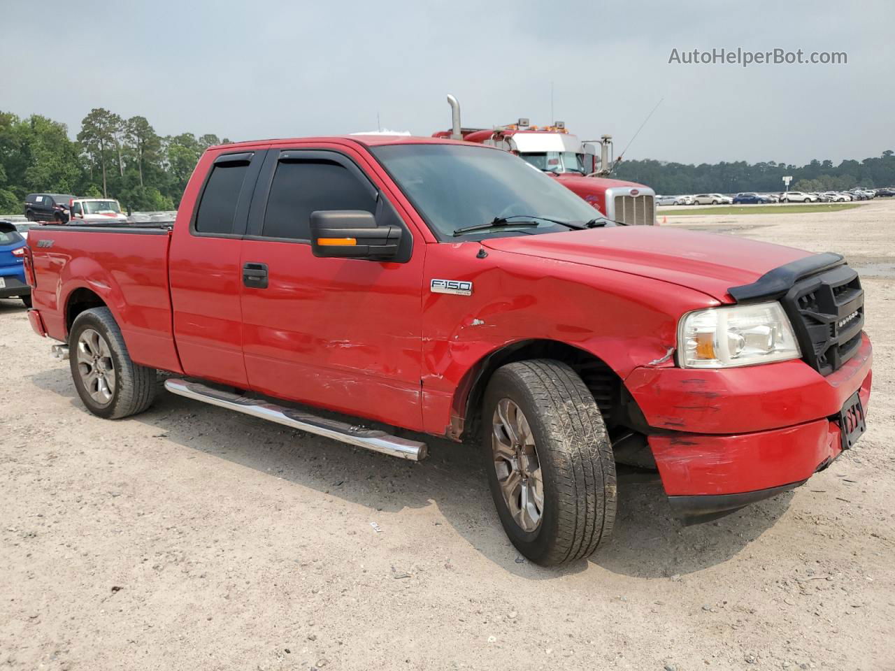 2005 Ford F150  Красный vin: 1FTRX12W55NA69559