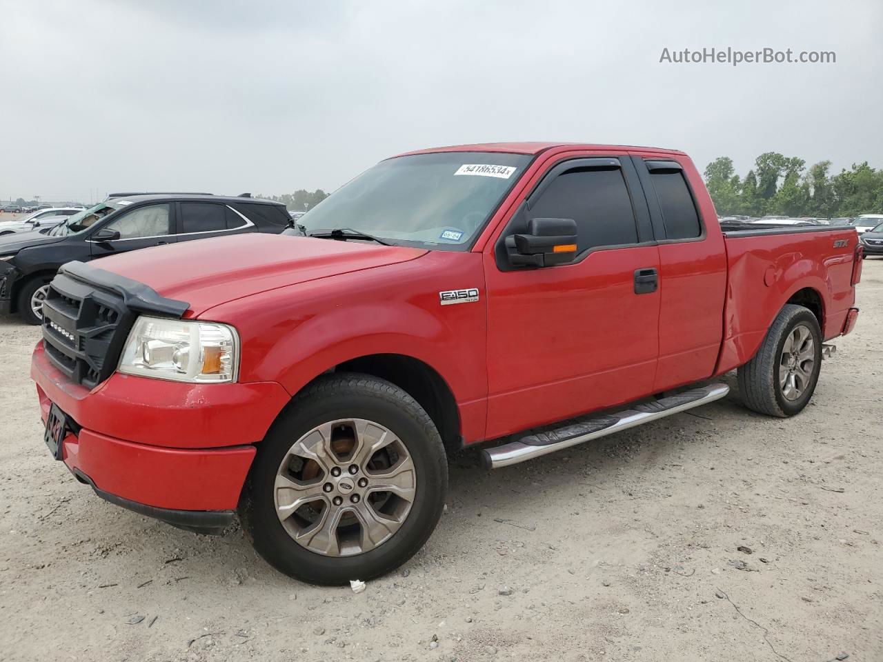 2005 Ford F150  Красный vin: 1FTRX12W55NA69559