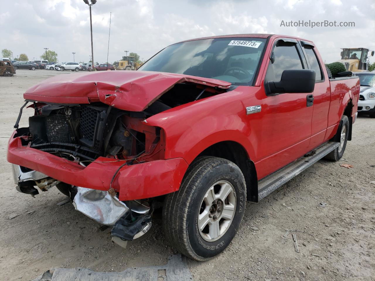 2004 Ford F150  Red vin: 1FTRX12W64NB70866