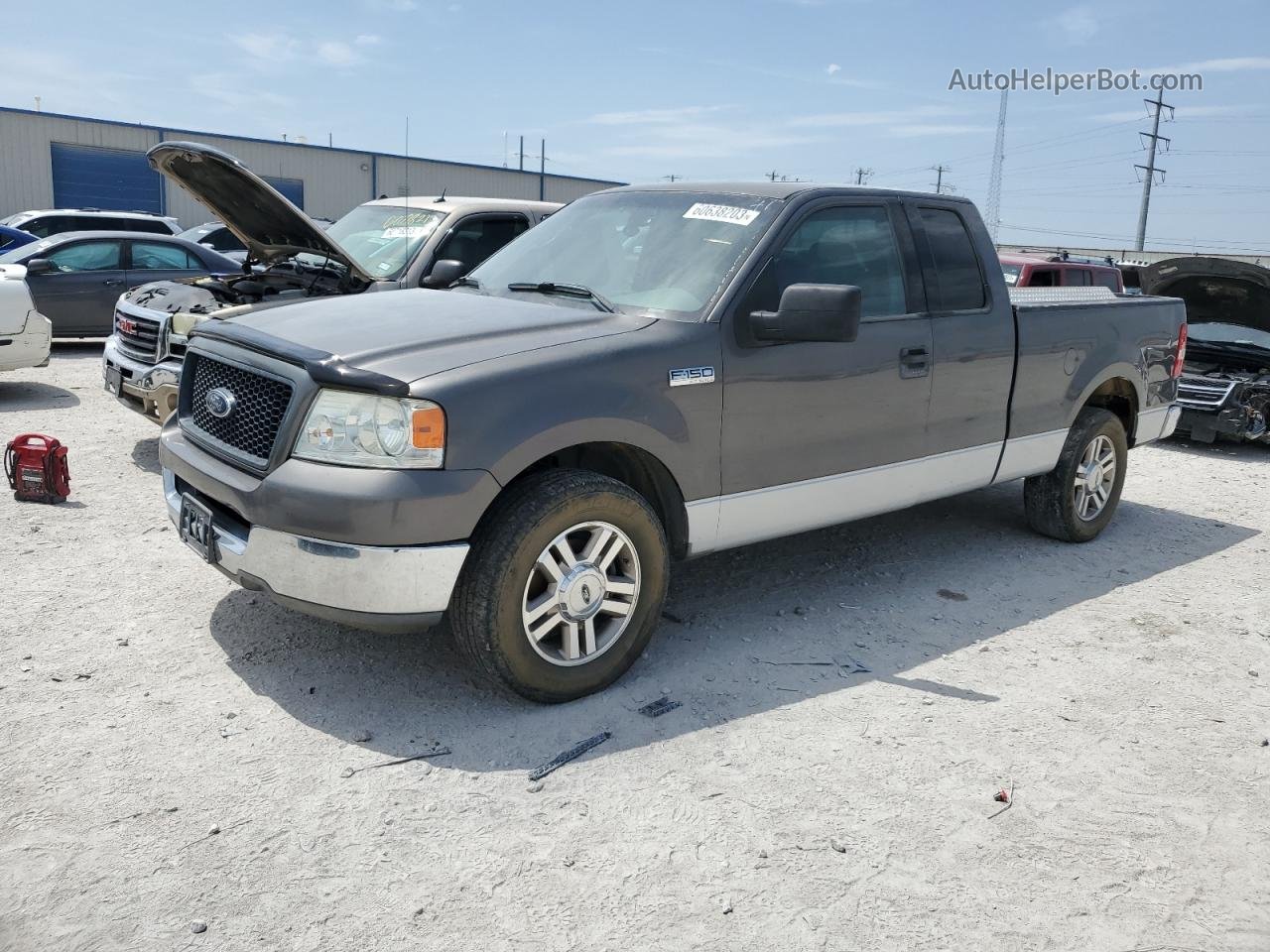 2004 Ford F150  Серый vin: 1FTRX12W74FA06150