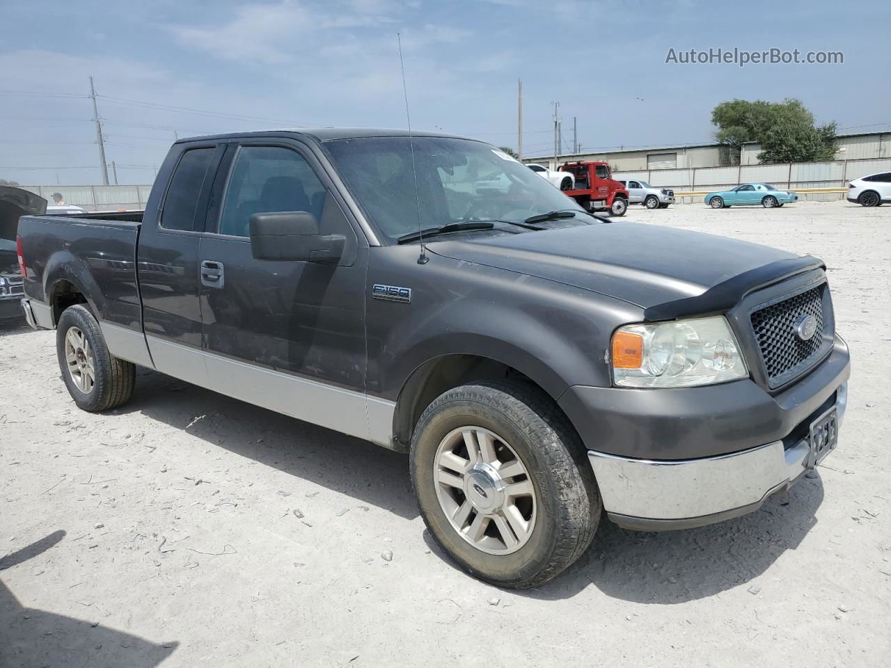 2004 Ford F150  Серый vin: 1FTRX12W74FA06150