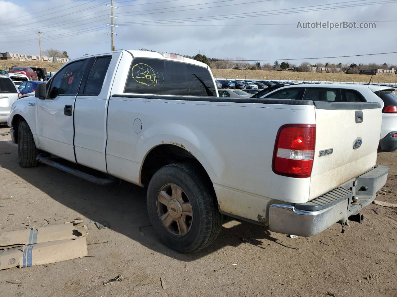 2004 Ford F150  Белый vin: 1FTRX12W74NA83980