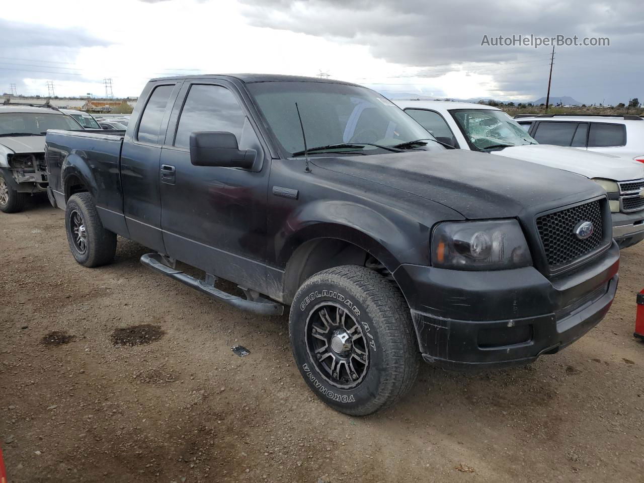 2004 Ford F150  Черный vin: 1FTRX12W84NB89421