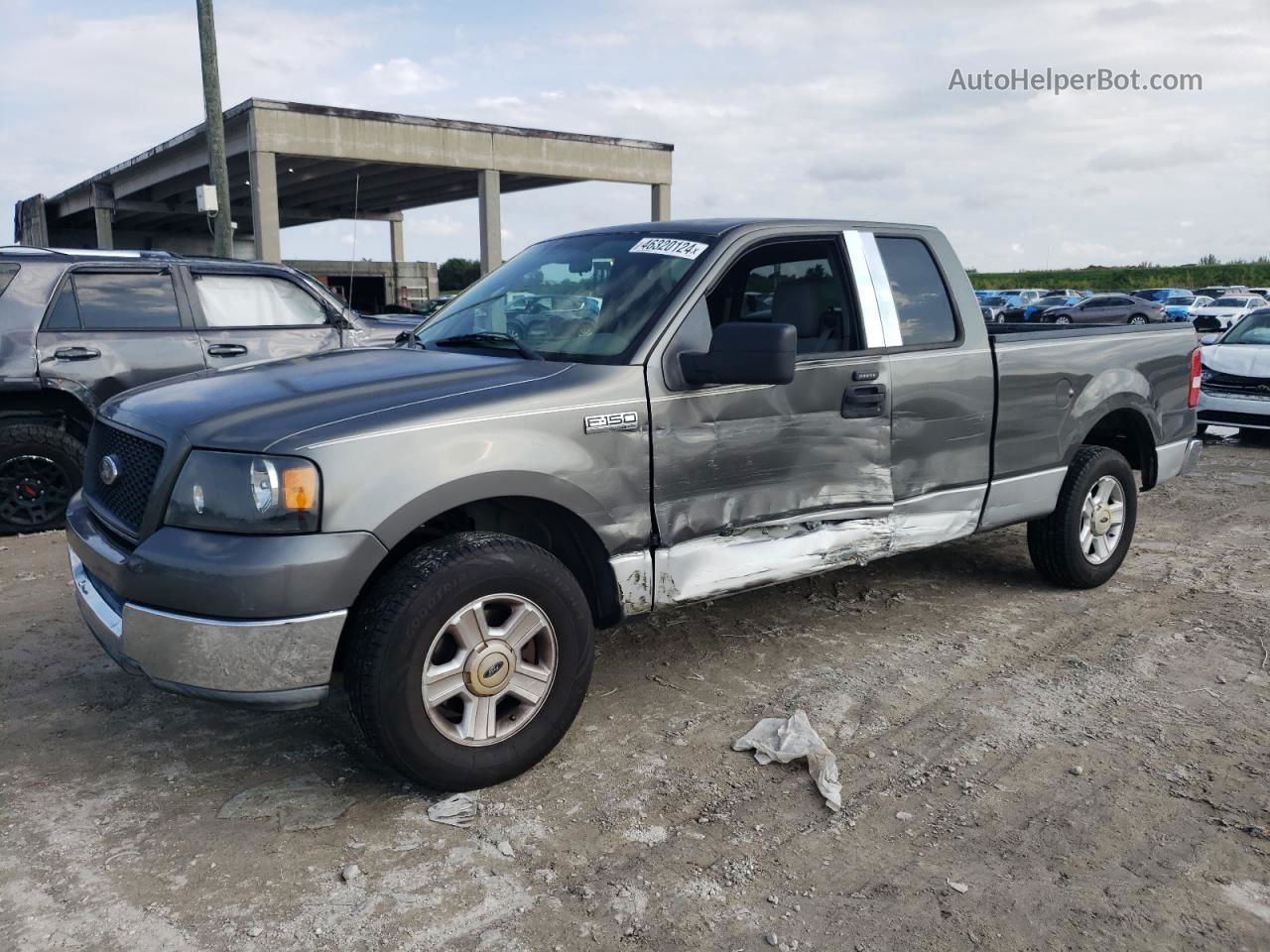 2004 Ford F150  Gray vin: 1FTRX12W94NA04129