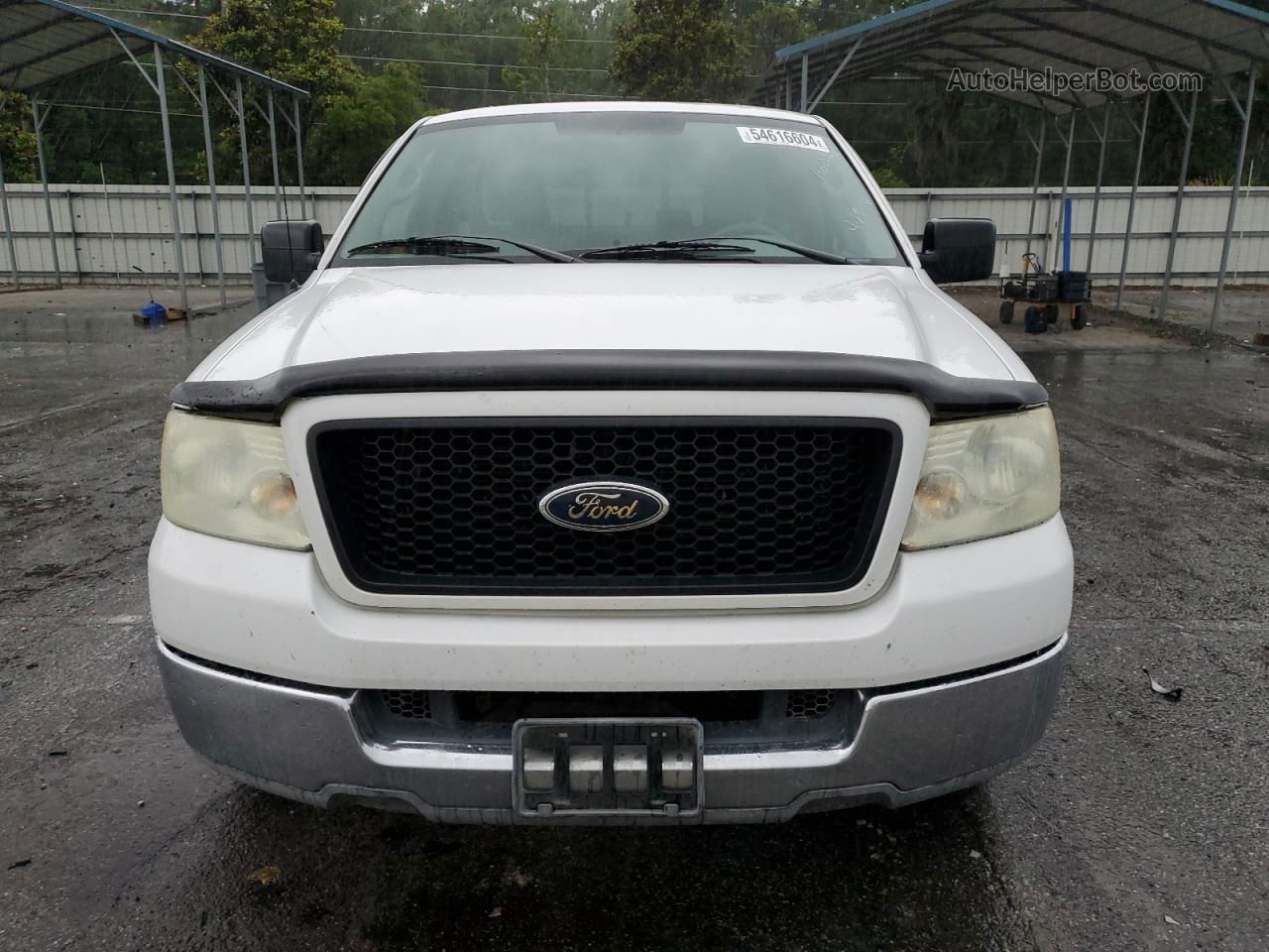 2004 Ford F150  Белый vin: 1FTRX12W94NA60958