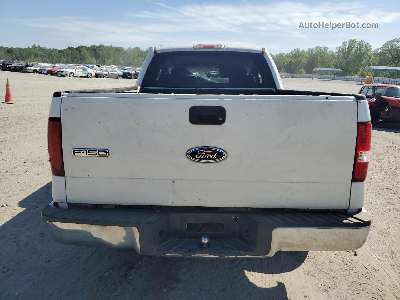 2005 Ford F150  White vin: 1FTRX12W95FA32251