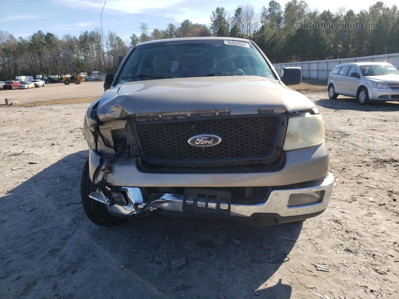 2005 Ford F150  Beige vin: 1FTRX12W95NB67655