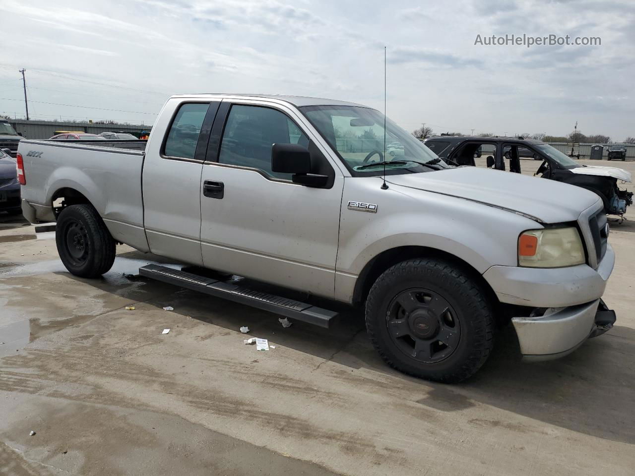 2004 Ford F150  Серебряный vin: 1FTRX12WX4NC27327