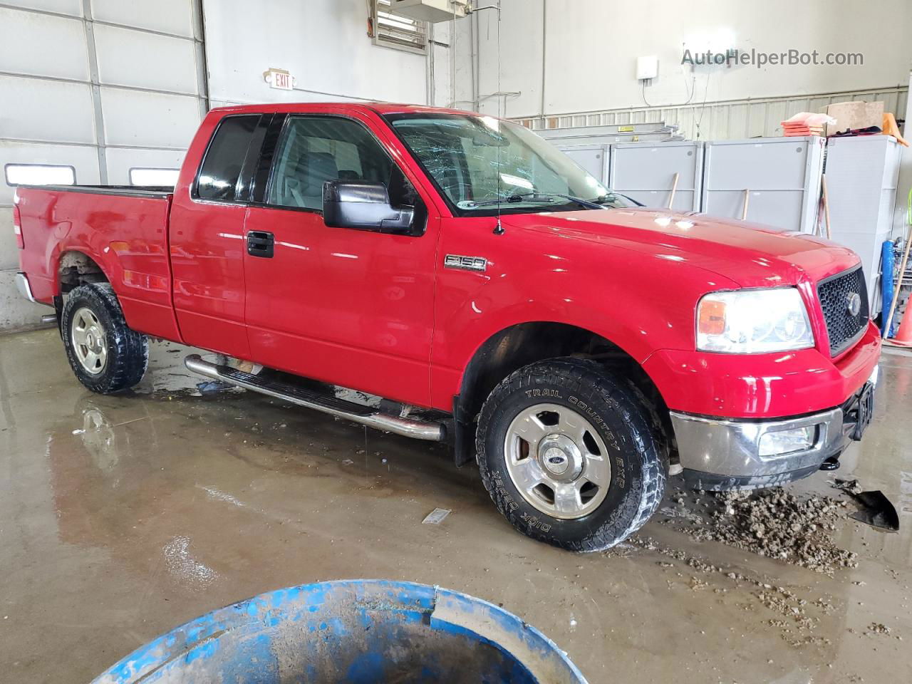 2004 Ford F150  Red vin: 1FTRX14W04NA93148