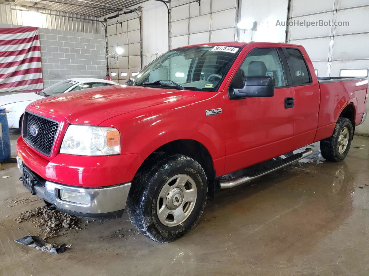 2004 Ford F150  Red vin: 1FTRX14W04NA93148