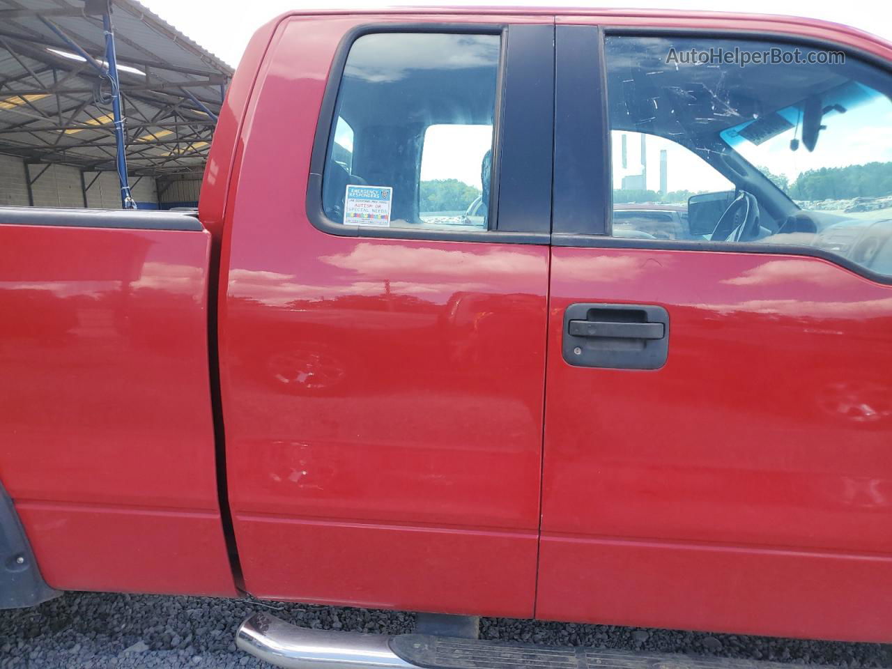 2005 Ford F150  Red vin: 1FTRX14W05FA91234