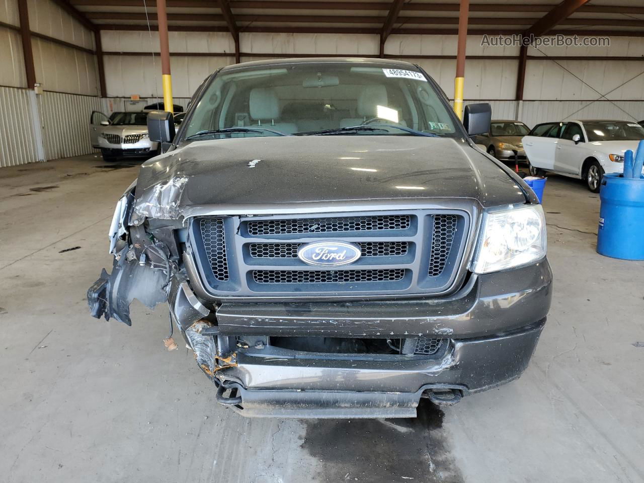 2005 Ford F150  Gray vin: 1FTRX14W15FA62454