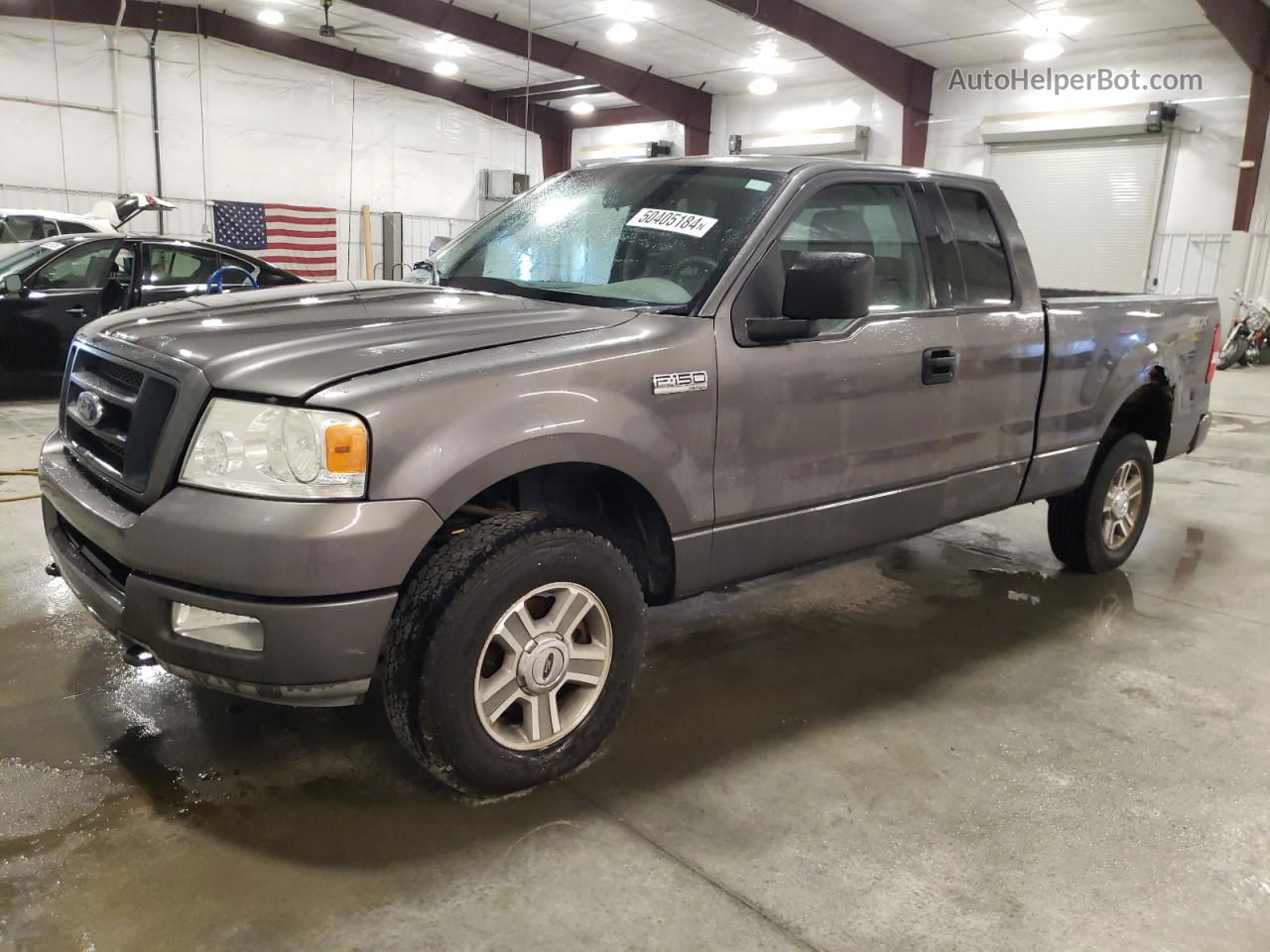 2004 Ford F150  Серый vin: 1FTRX14W24FA28313