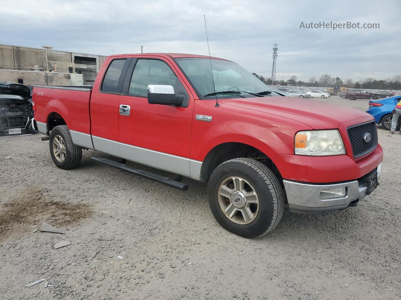 2005 Ford F150  Red vin: 1FTRX14W25NA53493