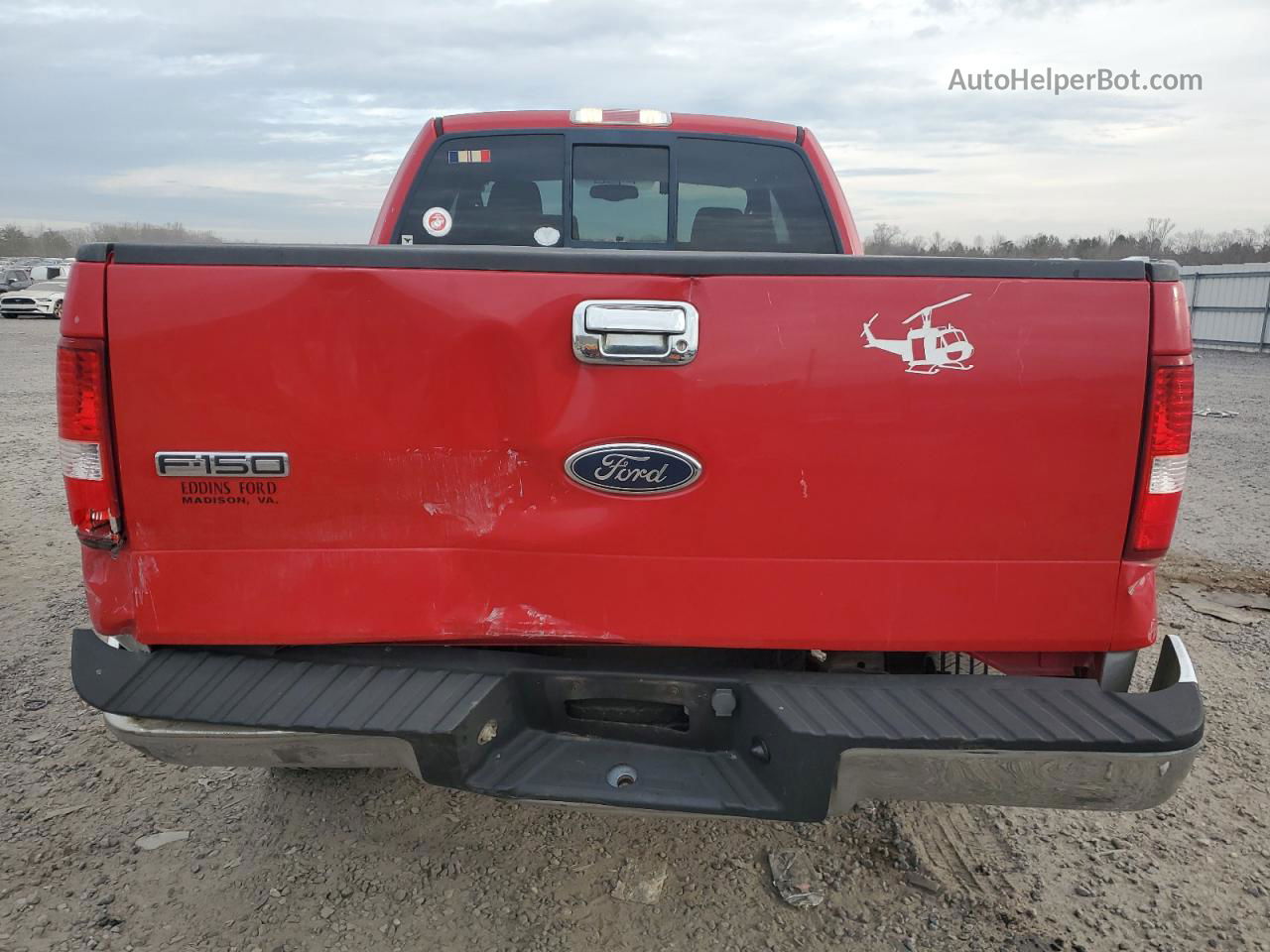 2005 Ford F150  Red vin: 1FTRX14W25NA53493