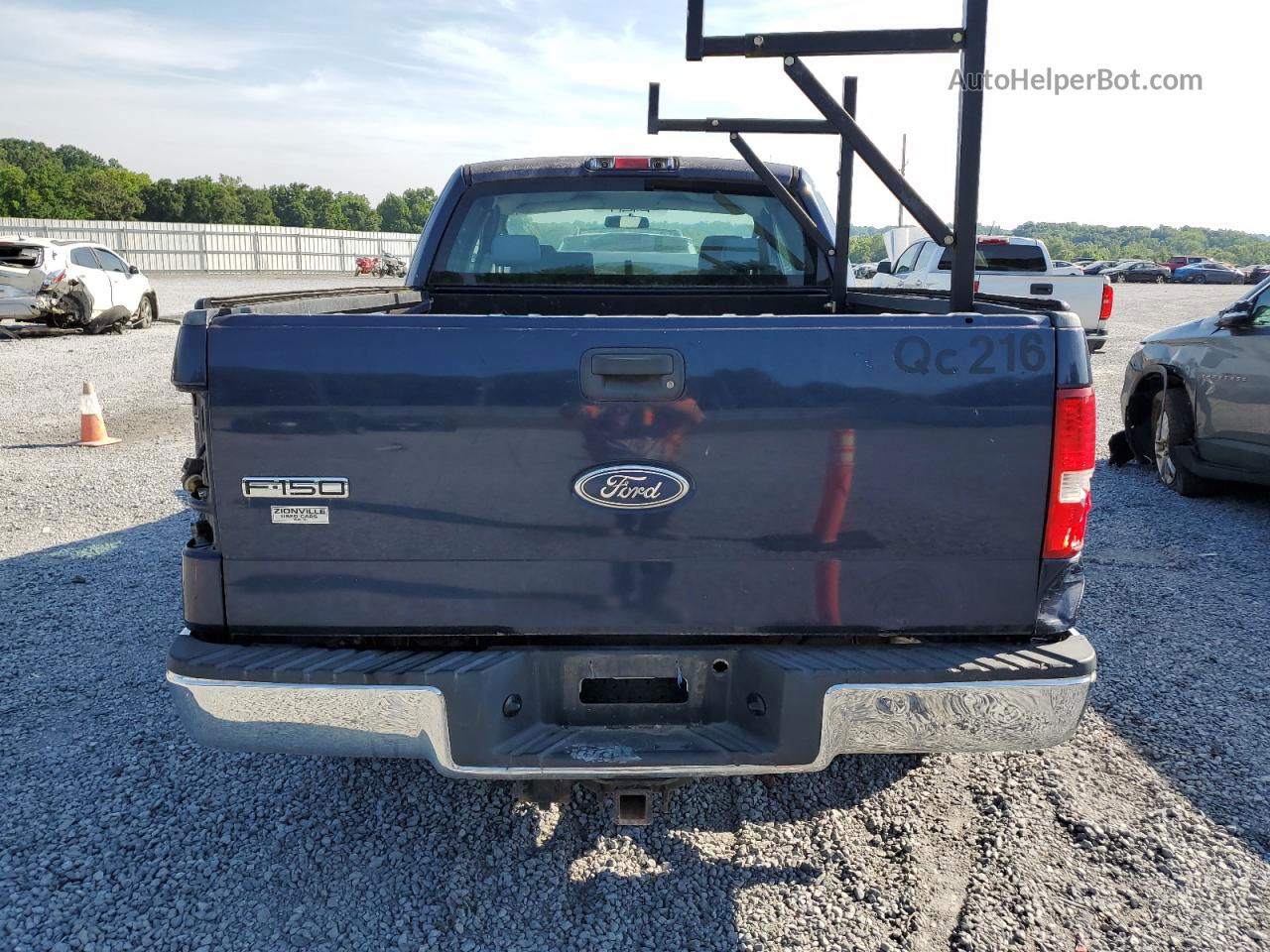 2004 Ford F150  Blue vin: 1FTRX14W44NC04848